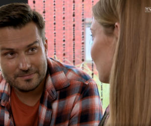 Barwy szczęścia, odcinek 2343,  Dominika (Karolina Chapko), Damian (Michał Lesień)