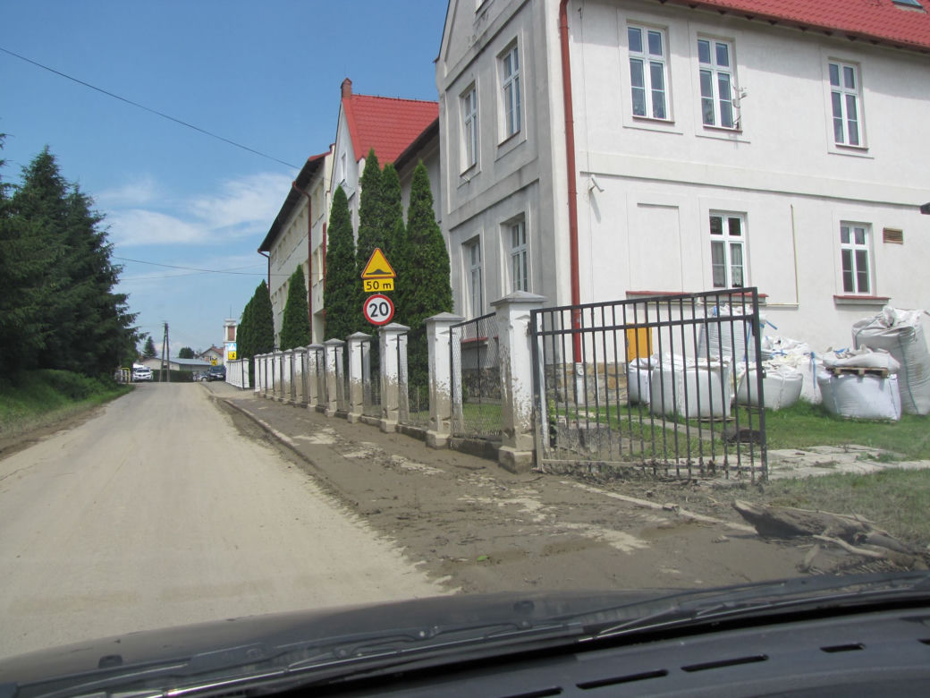 Skutki powodzi w powiecie rzeszowskim