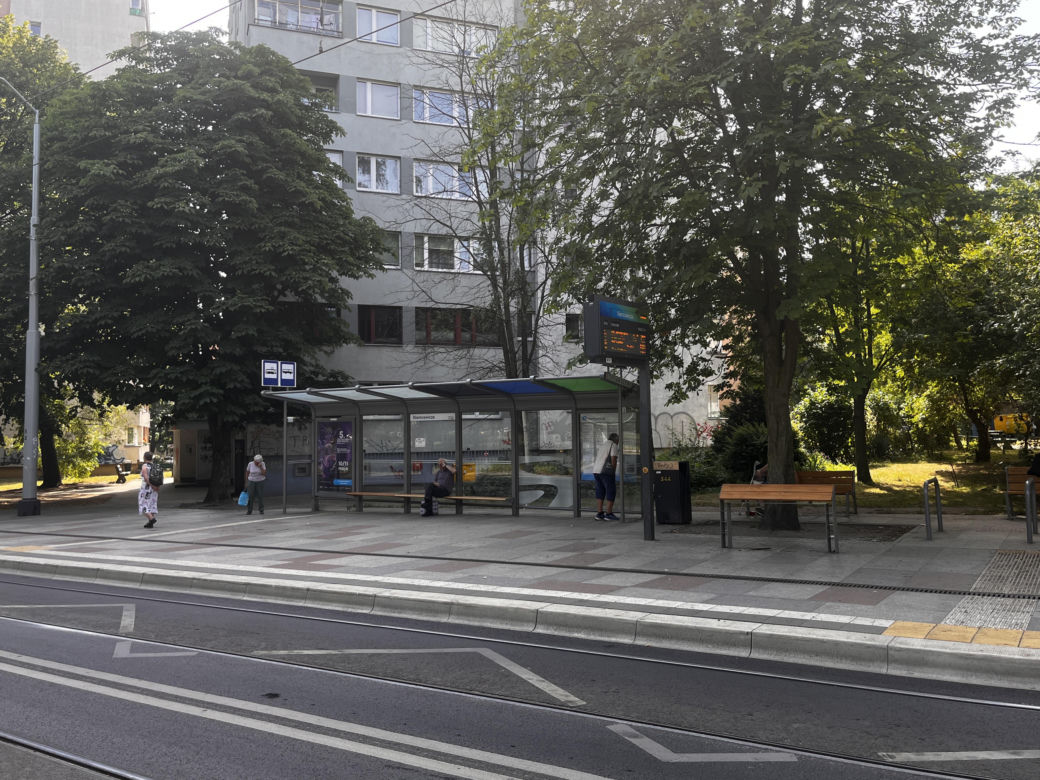 Przystanek w Szczecinie 