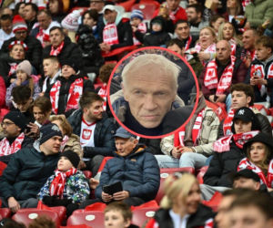 Wielki skandal na meczu Polska - Albania. Politycy, celebryci i mroczna postać na trybunach! Szokujące zdjęcia