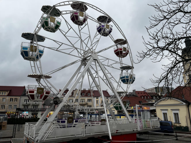 Diabelski młyn na Rynku Kościuszki w Białymstoku