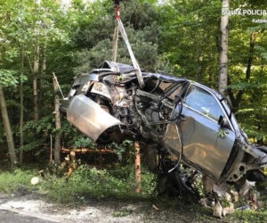 BMW w strzępach. Kierowcy udało się przeżyć ten wypadek