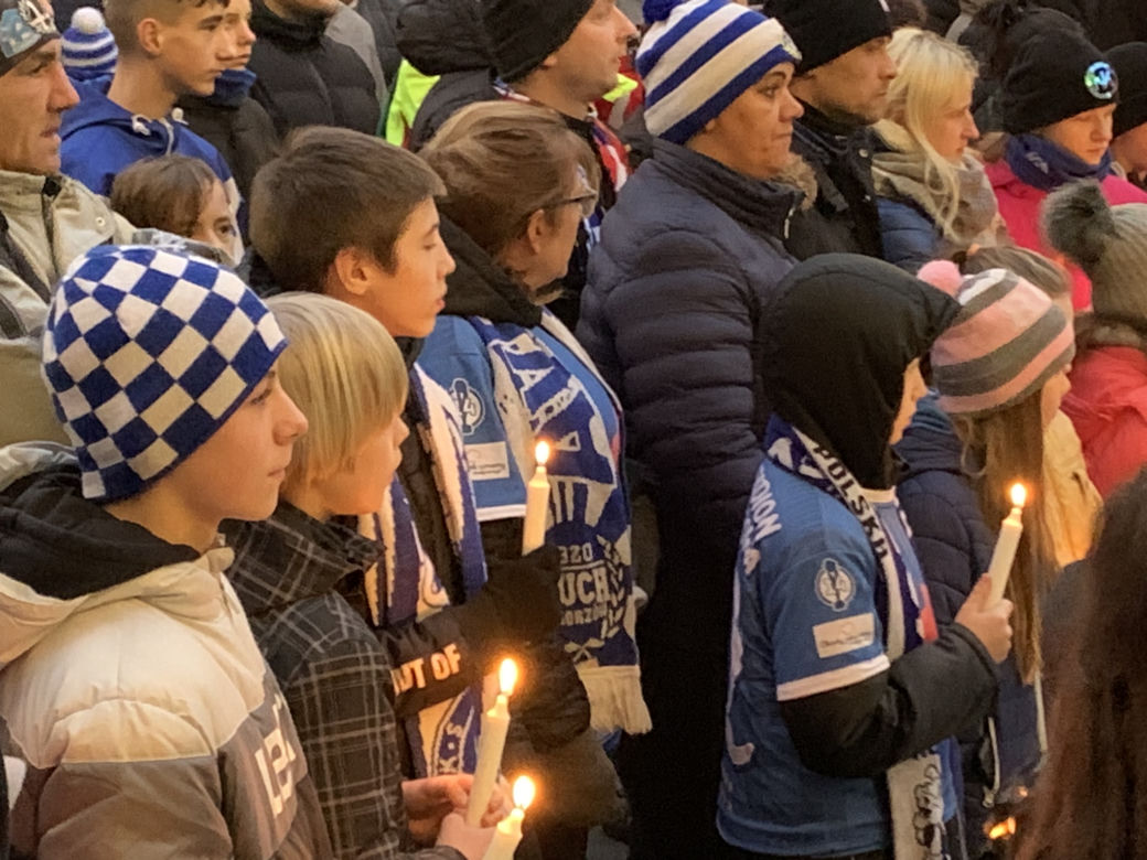 Protest kibiców Ruchu Chorzów w sprawie stadionu 