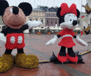 Bajkowa instalacja przed zamojski ratuszem