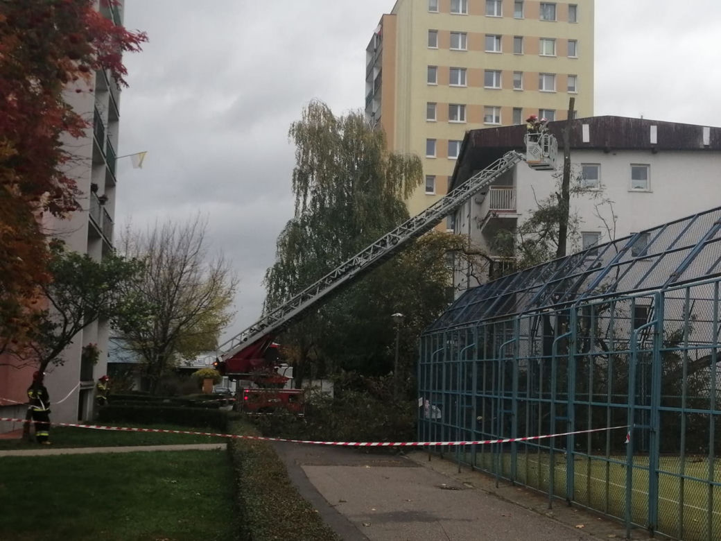 Wichura w Poznaniu. W regionie dwa tysiące interwencji strażaków