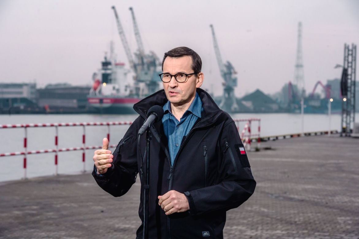 Premier w Gdańsku. Morawiecki sprawdził węgiel