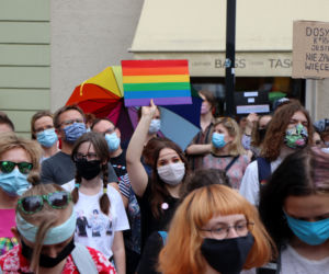 Demonstracja Nie damy się zastraszyć w Toruniu