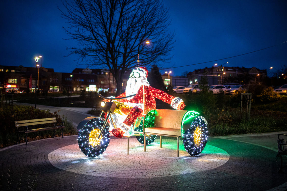 Finał „Świeć się z Energą”. Świąteczne iluminacje w Łomży [ZDJĘCIA]