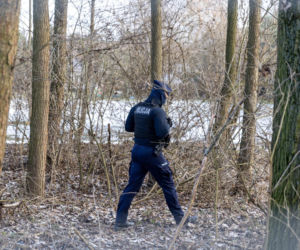 Wiktorek wpadł z mamą do stawu