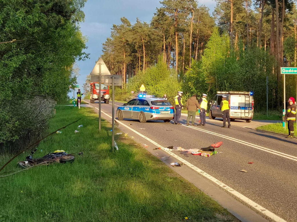 Wypadek w Krynkach