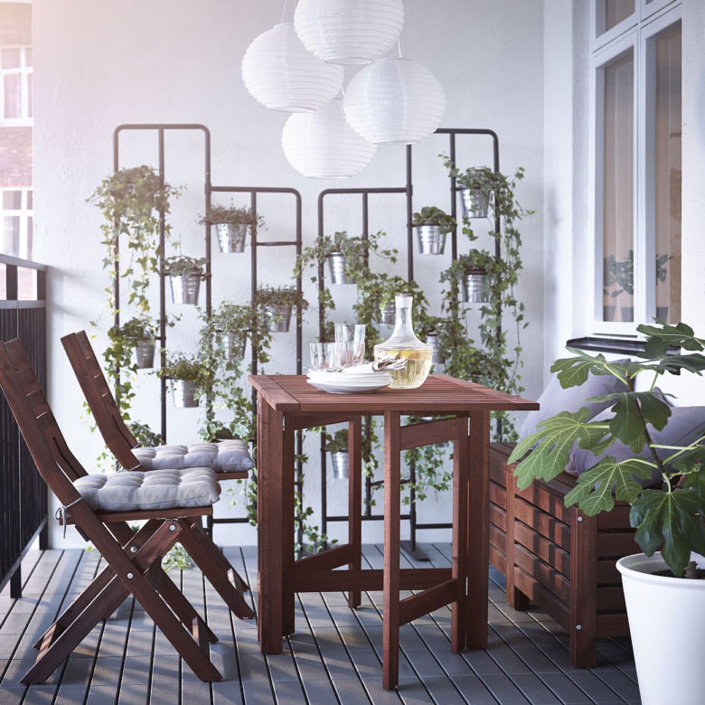 Balkon magiczny i praktyczny IKEA