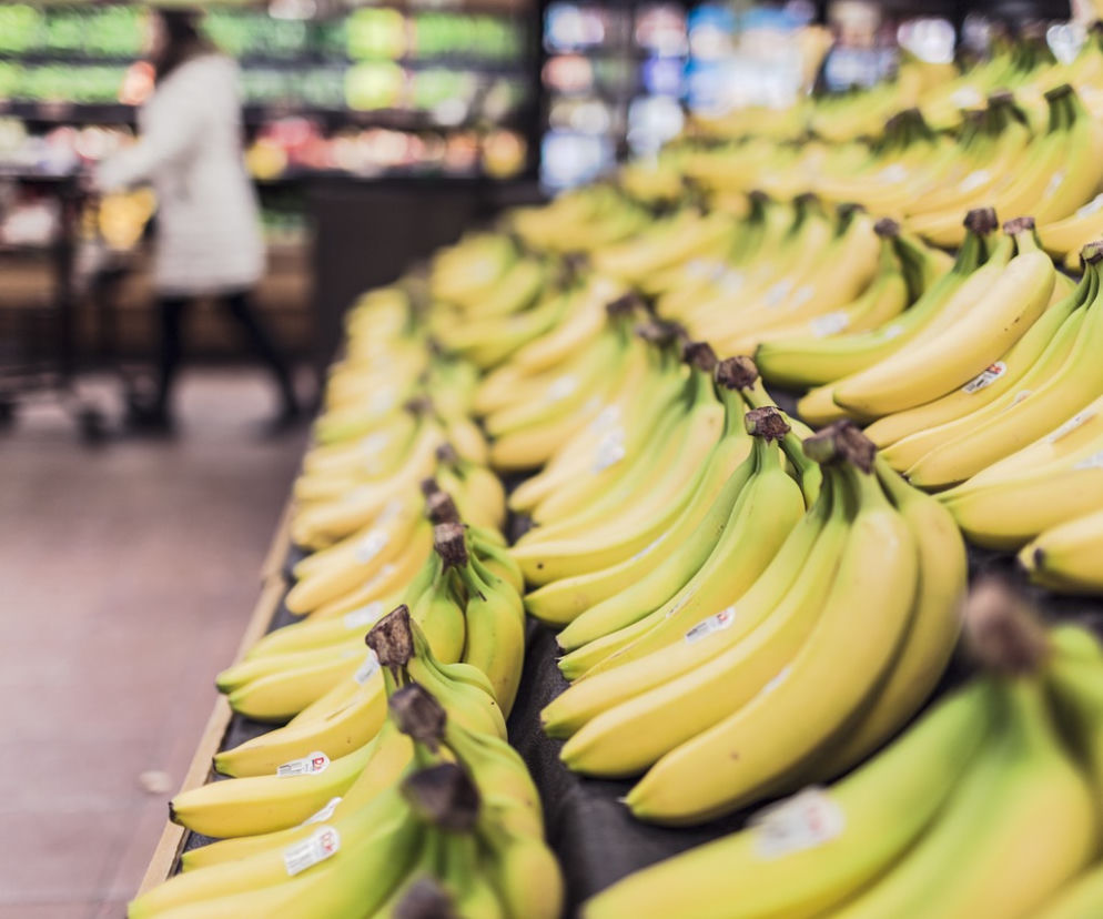 Banany w markecie