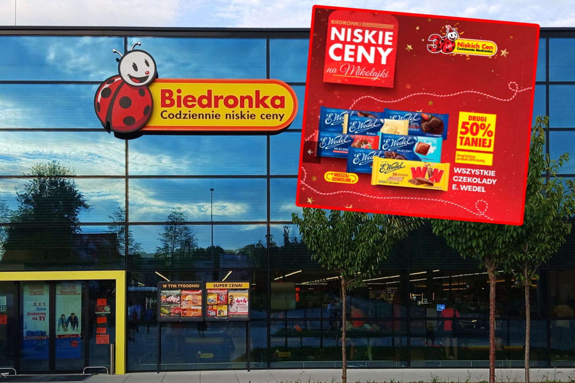 romocje na słodycze w Biedronce