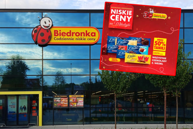 romocje na słodycze w Biedronce