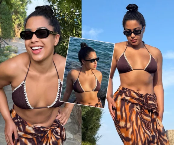 Patricia Kazadi uciekła od chłodu. Pręży ciało na w skąpym bikini