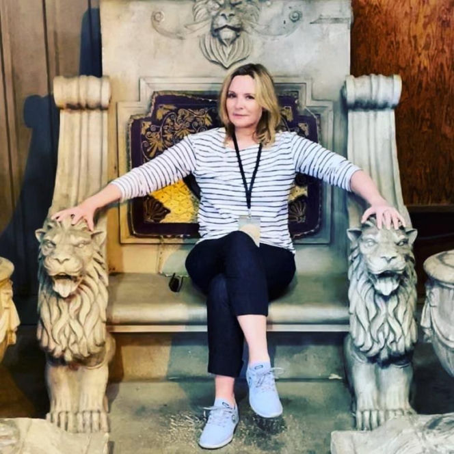 Zaskakujący ślub gwiazdy "Seksu w wielkim mieście"! Kim Cattrall w garniturze na tysiące