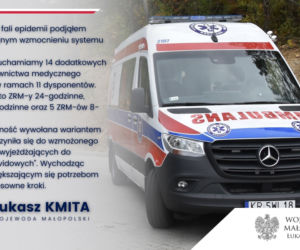 Piąta fala i omikron utrudniają pracę służby zdrowia. Od 1 lutego dodatkowe karetki w Małopolsce