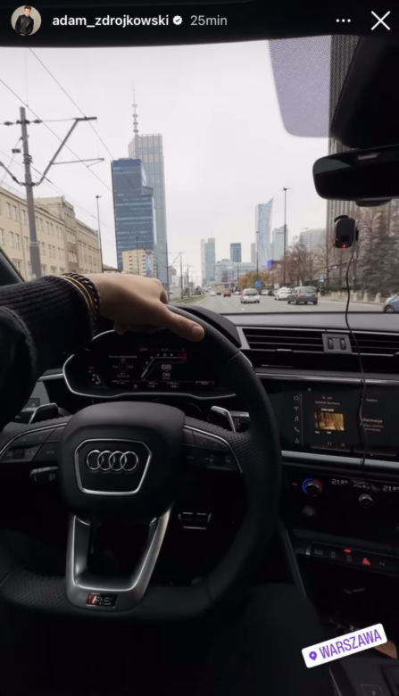 Adam Zdrójkowski pędzi 125 km/h w centrum miasta