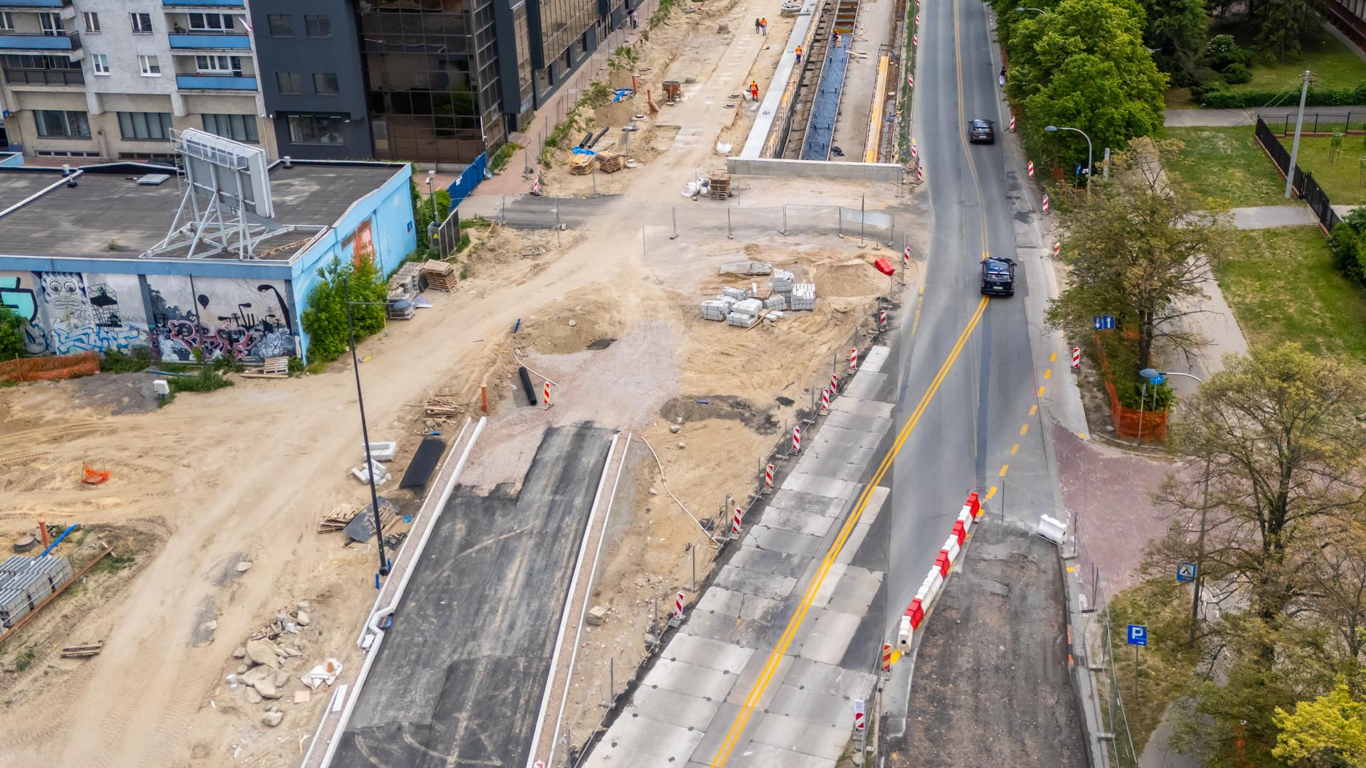 Tramwaj do Dworca Zachodniego w Warszawie – budowa w maju 2026 r.