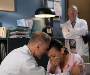 M jak miłość odc. 1893. Magda (Anna Mucha), Andrzej Budzyński (Krystian Wieczorek)