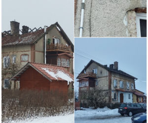  Pożar budynku wielorodzinnego w Pozezdrzu. PIĘĆ RODZIN straciło dach nad głową [ZDJĘCIA]