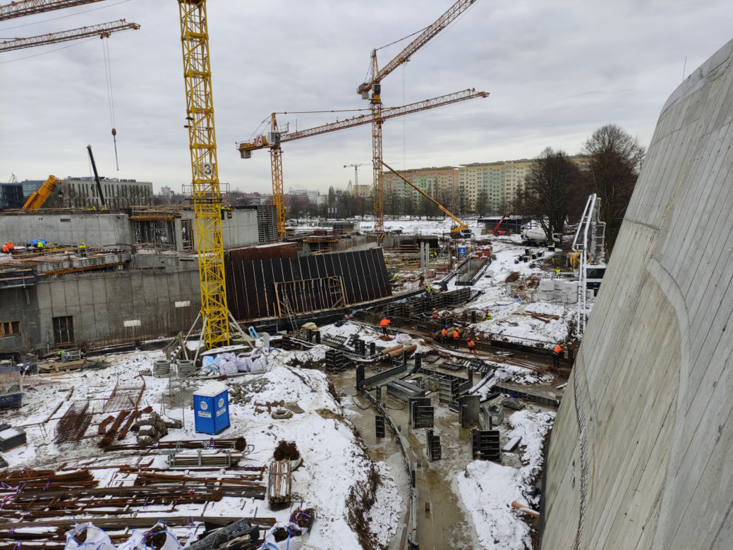 Budowa Fabryki Wody w Szczecinie [05.02.2021]