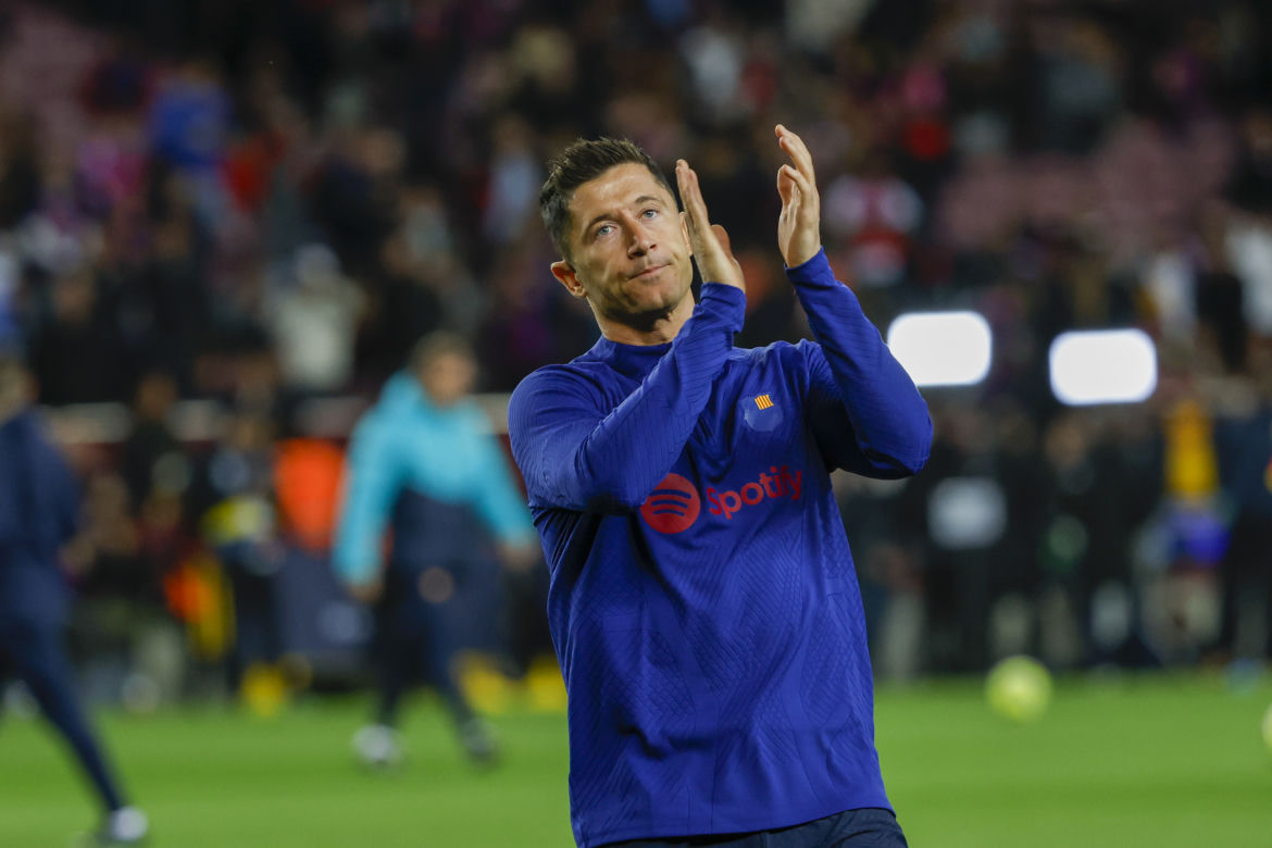 Lewandowskie na meczu