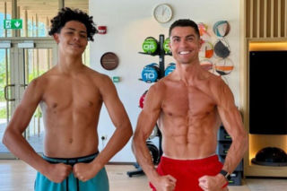 Syn Cristiano Ronaldo trenuje z Realem Madryt! Szykują dla niego kontrakt!