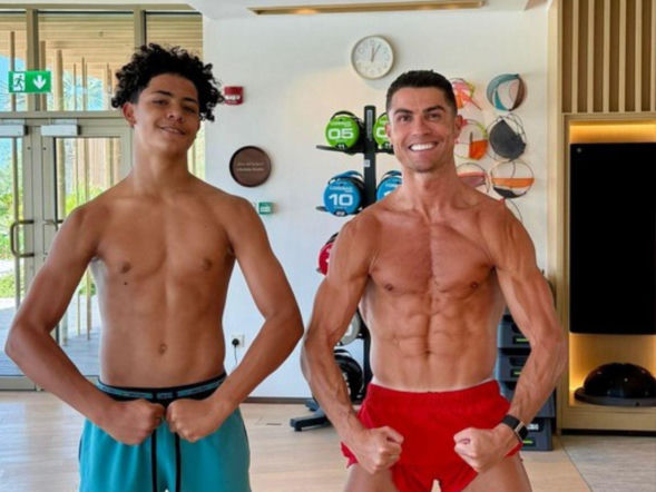 Syn Cristiano Ronaldo trenuje z Realem Madryt! Szykują dla niego kontrakt!