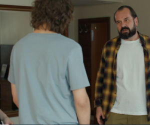 Barwy szczęścia, odcinek 3306. Ewa (Gabriela Ziembicka), Romeo (Jacek Tyszkiewicz), Borys (Jakub Wieczorek)