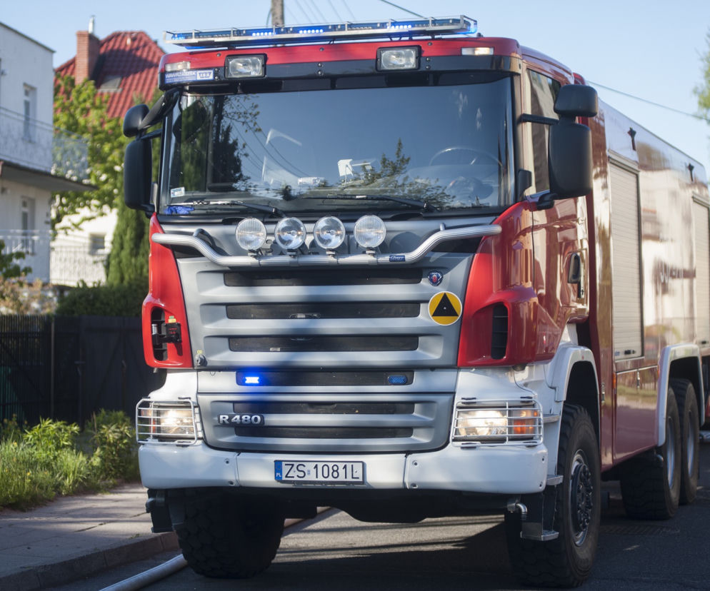 Groza na Armii Krajowej w Bydgoszczy! Auto zatrzymało się na drzewie tuż przed wiaduktem