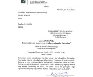 Dziki honorowymi ambasadorami Szczecina?