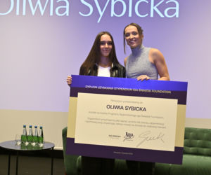 Iga Świątek rozdała stypendia