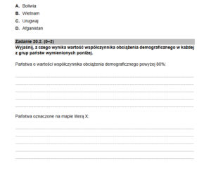 Matura geografia rozszerzona 2021 - arkusz CKE