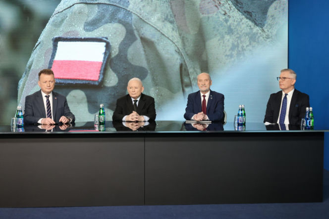 Jarosław Kaczyński mówił o NATO podczas konferencji PiS