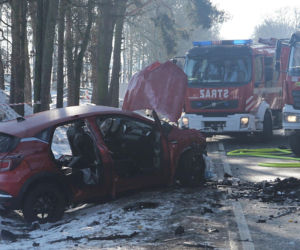 Wypadek pod Siedlcami. Zderzyły się dwie panie, jedna zginęła