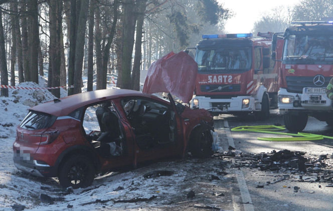 Wypadek pod Siedlcami. Zderzyły się dwie panie, jedna zginęła