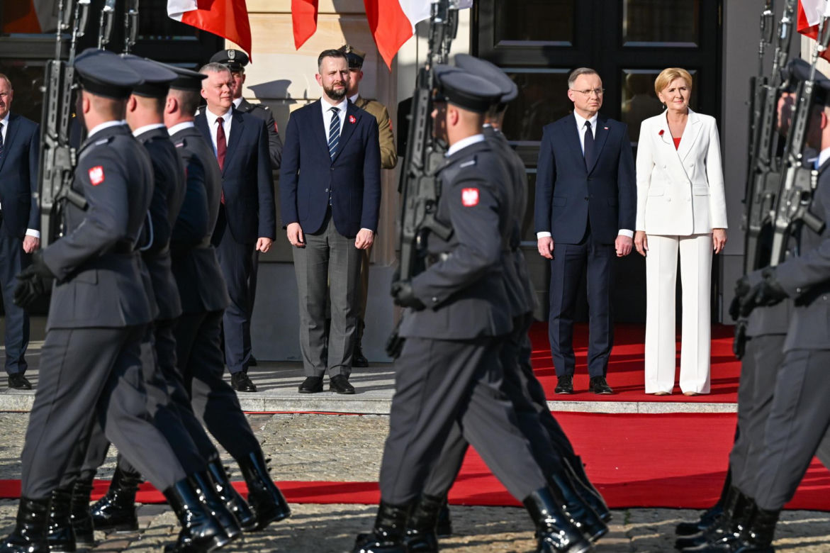 Agata Duda w bieli 