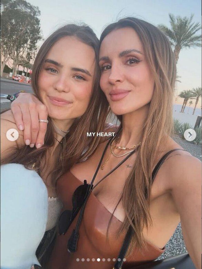 Sara Boruc z córką na Coachelli. Trudno rozróżnić, która jest starsza!