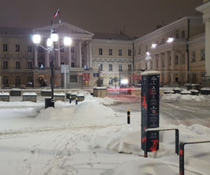 Zimowe utrudnienia w Warszawie