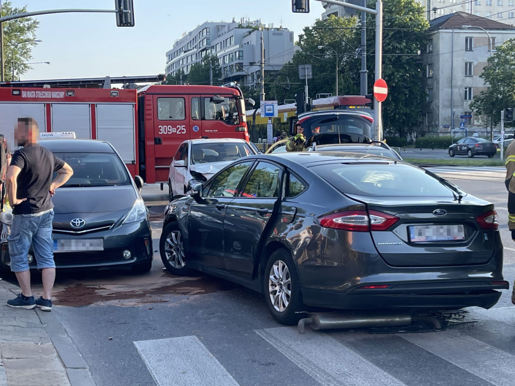 Karambol na Ochocie. Dziecko w szpitalu