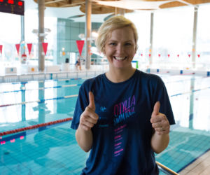Otylia Jedrzejczak - mistrzyni olimpijska w pływaniu pochodzi z Rudy Śląskiej