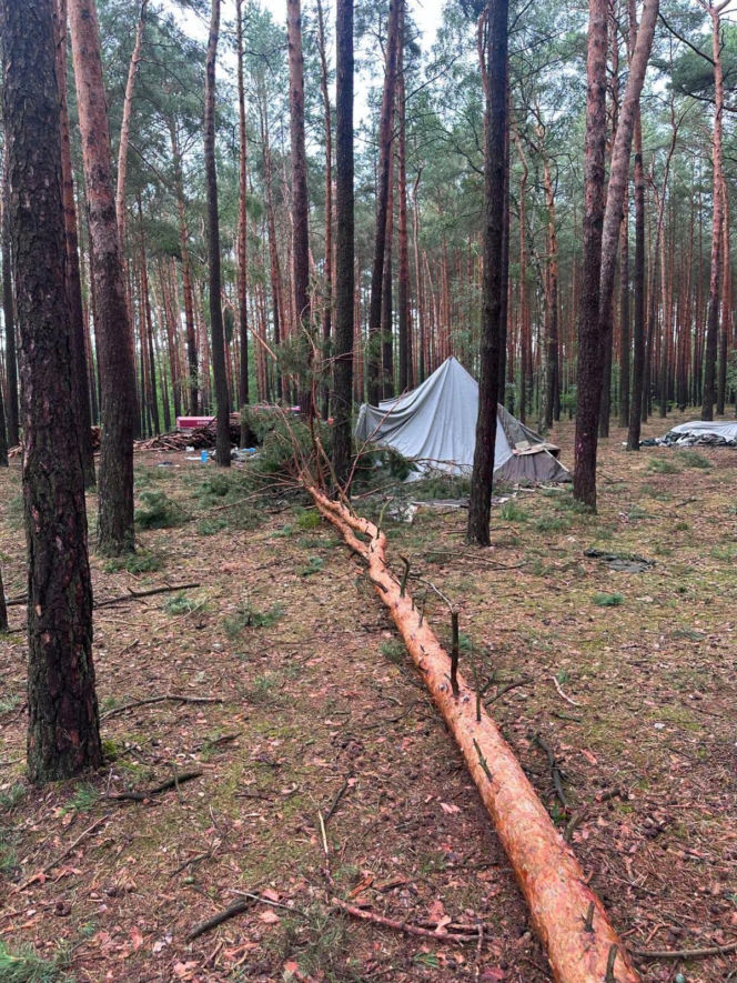Alarm w Wielkopolsce! Nawałnice uderzyły, strażacy ewakuowali harcerzy [ZDJĘCIA]