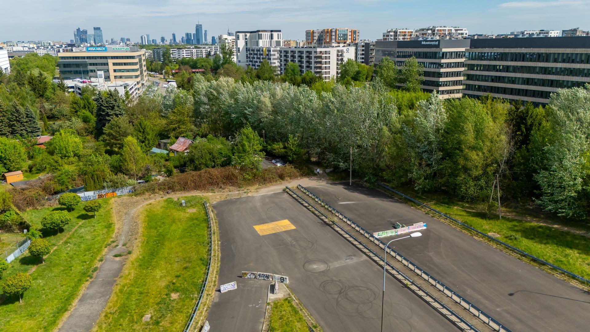 Rezerwa pod trasę NS w Warszawie w rejonie ul. Marynarskiej (S79)