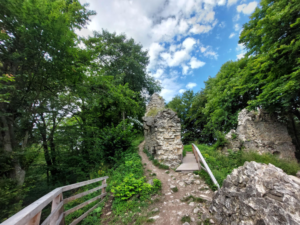  Ruiny zamku Sobień pod Sanokiem