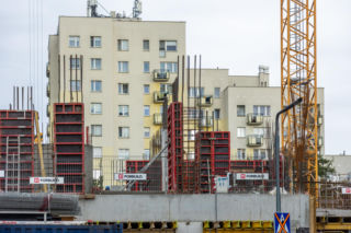 Budowa bloku przy ul. Jastrzębowskiego 3 w Warszawie