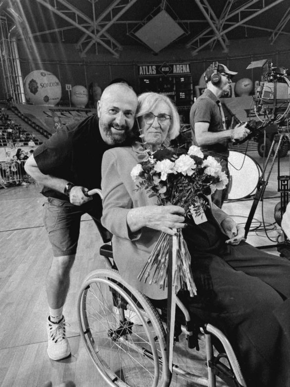 Marcin Gortat z mamą