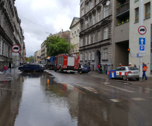 Awaria wodociągowa na Komuny Paryskiej
