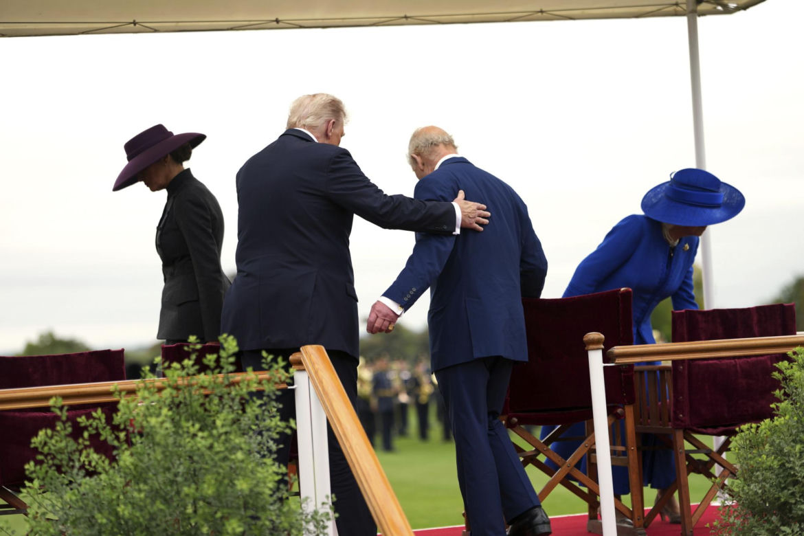 Donald Trump przybył do Wielkiej Brytanii