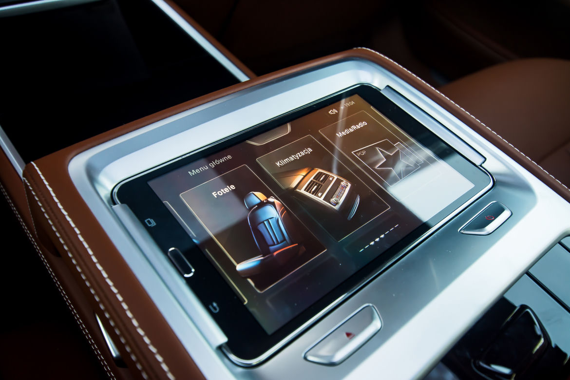 BMW serii 7 G12 wnętrze pakiet BMW Individual